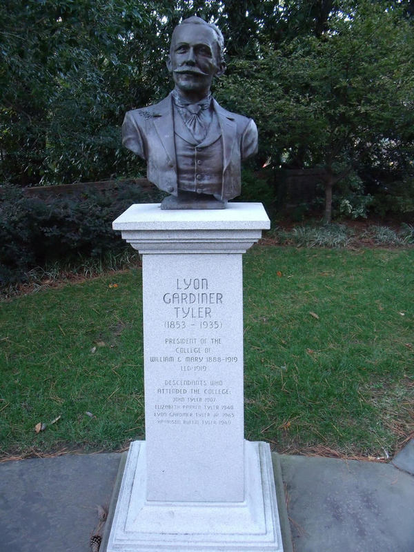 Lyon G. Tyler Statue, 2011