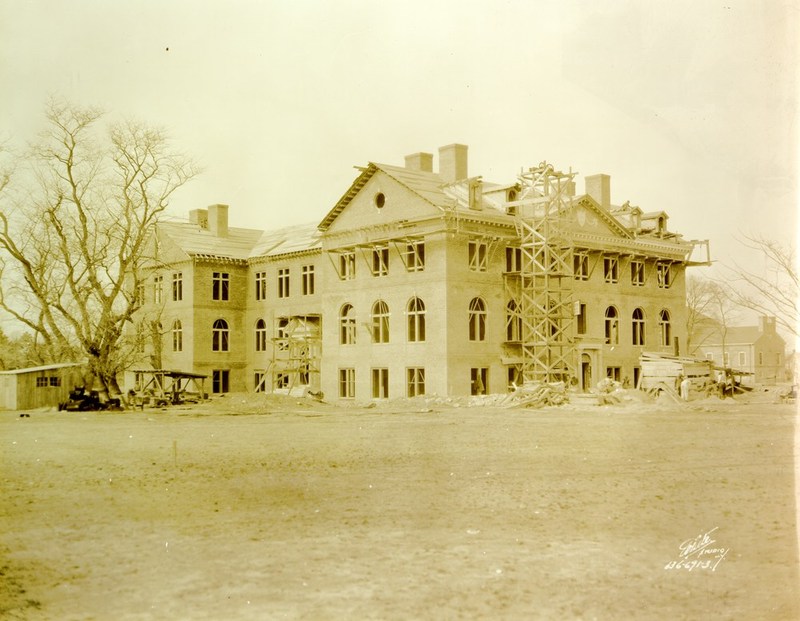 Chancellors Hall Construction, 1927