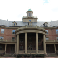 Barrett Hall Portico, undated