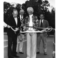 Adair Hall Ribbon Cutting Ceremony, 1963 November 15
