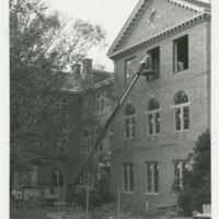 Construction on Blair Hall, 1995
